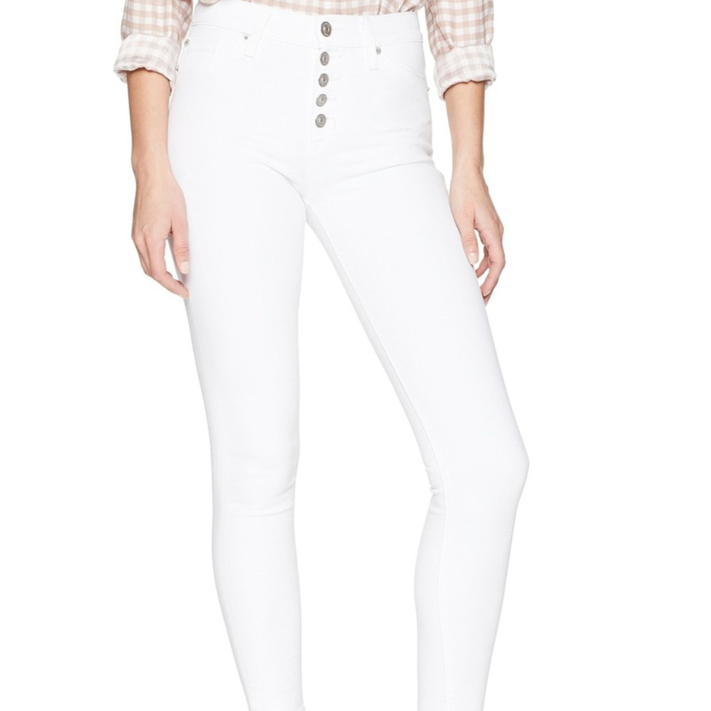 Hudson high rise skinny ankle jeans